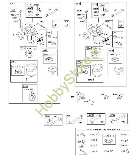 D - Carburatore, alimentazione carburante, kit di revisione carburatore B&S - 21 €¦ 21R602-0014-H5 brand Stihl